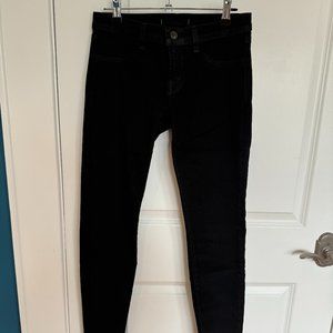 J Brand Coated Black Jeans